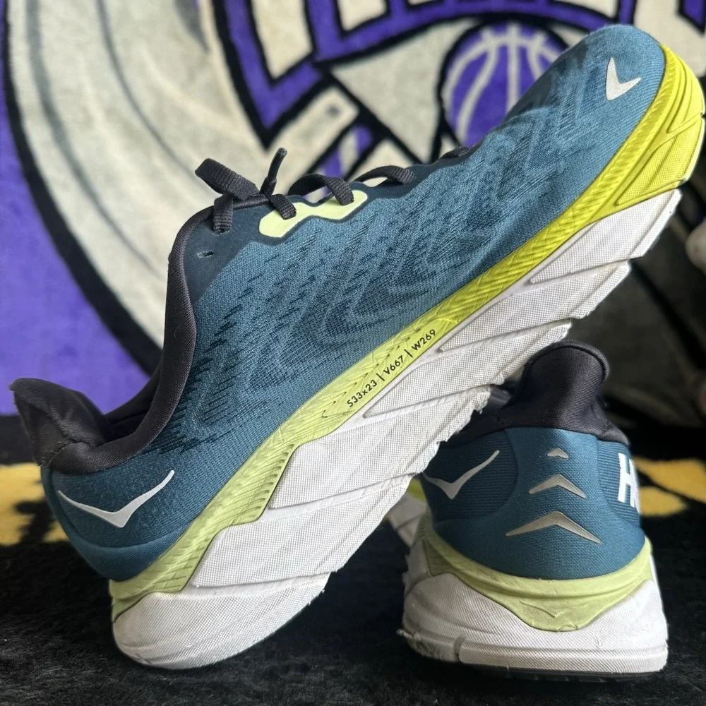 Size 10 - Hoka One One Arahi 6 Mens Graphite Blue Running Comfort